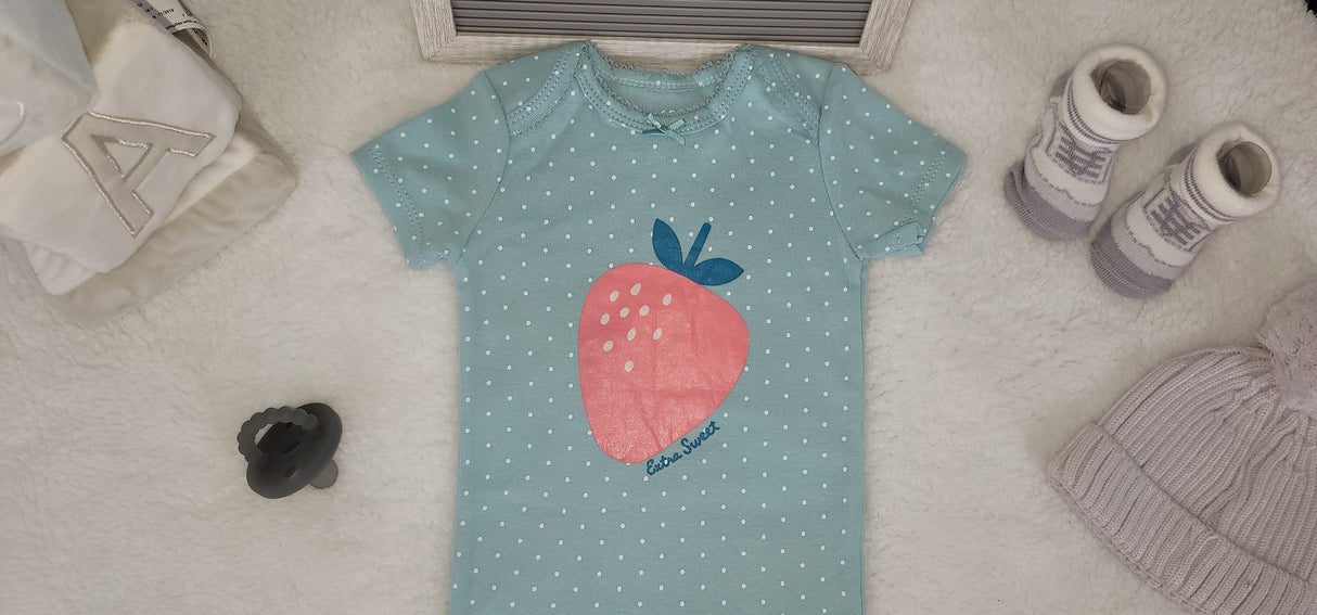 strawberry design onesie cute baby onesies baby girl outfit 12 month baby girl onesie infant girl clothes baby romper unique baby gifts.jpg
