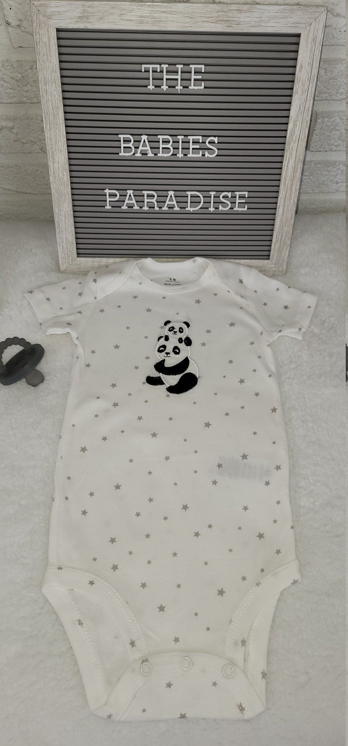 Panda Design Onesie