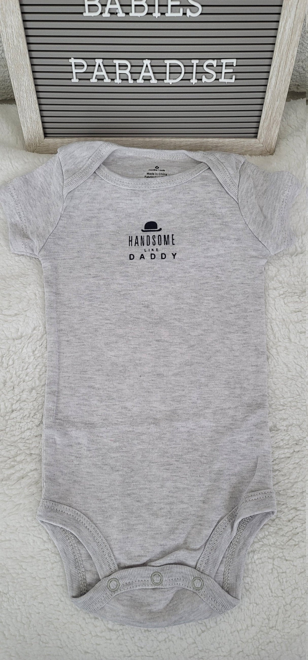 Handsome Like Daddy Design Onesie