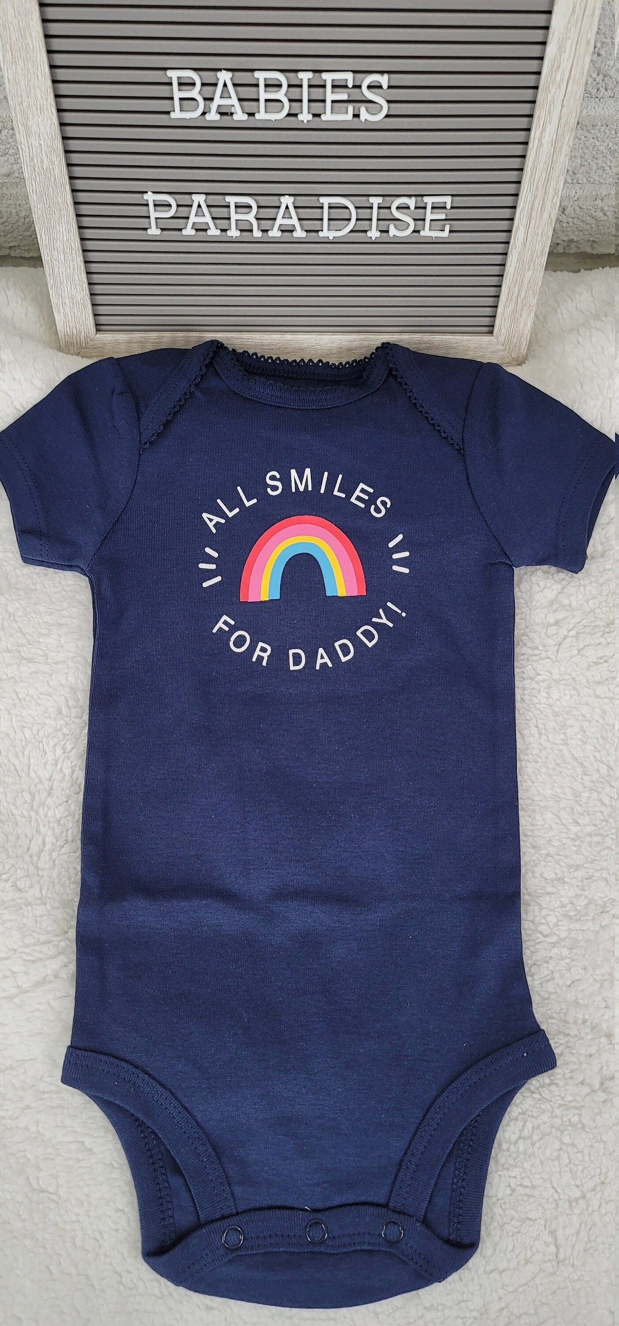 All Smiles For Daddy Onesie Design
