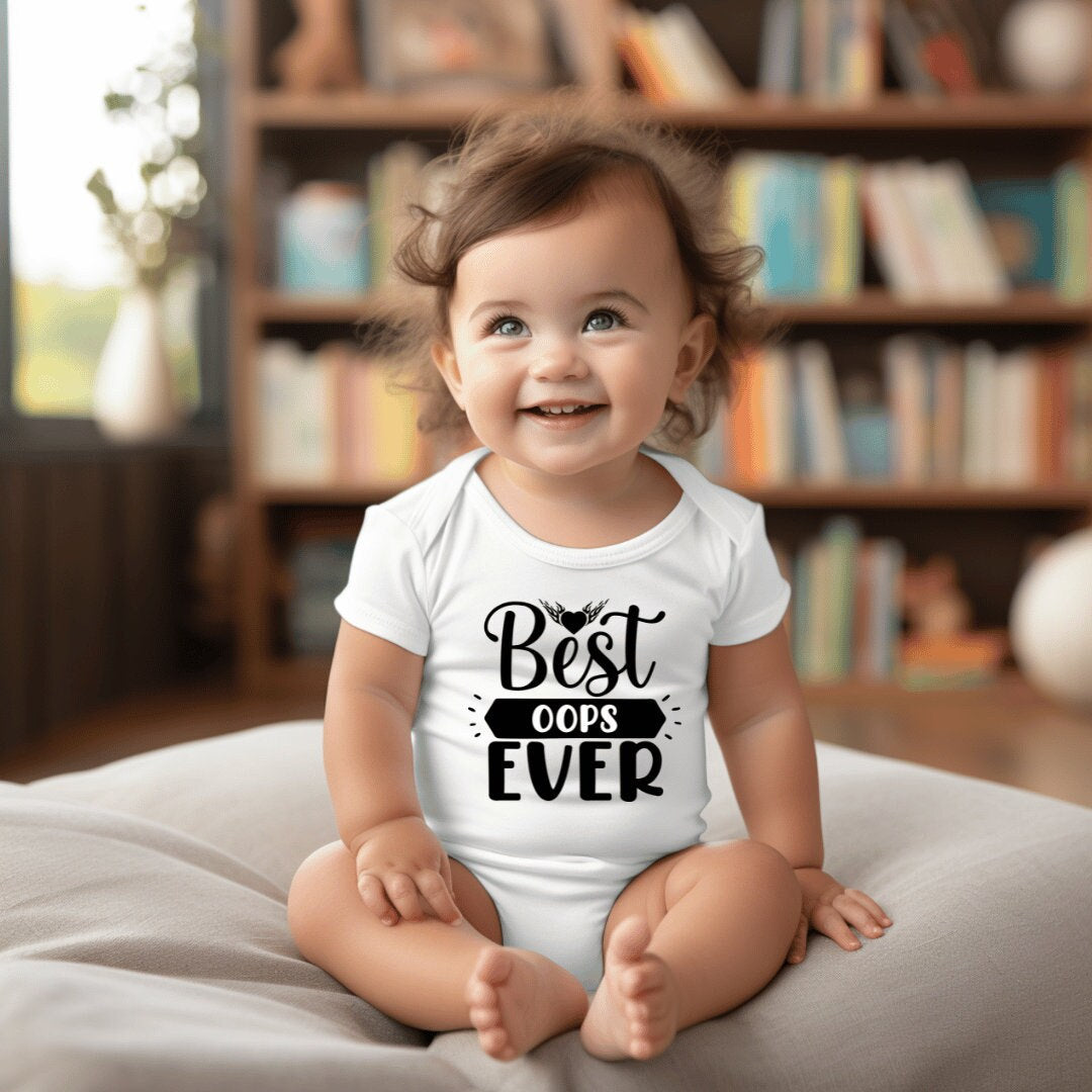 Oops Ever Design Bodysuit, Personalized Onesie, Newborn Girl Outfit, Unisex, Baby Boy Clothes