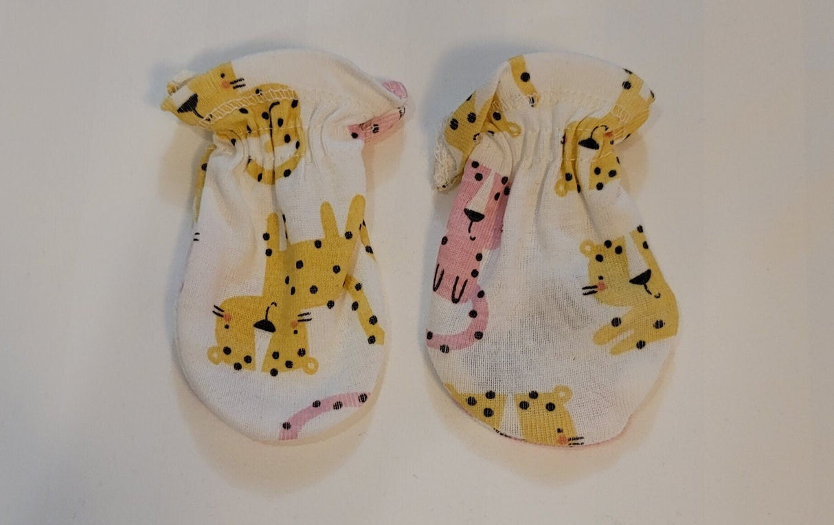 Baby Mittens: Newborn No-Scratch Gloves, Stay-On Elastic Cuff