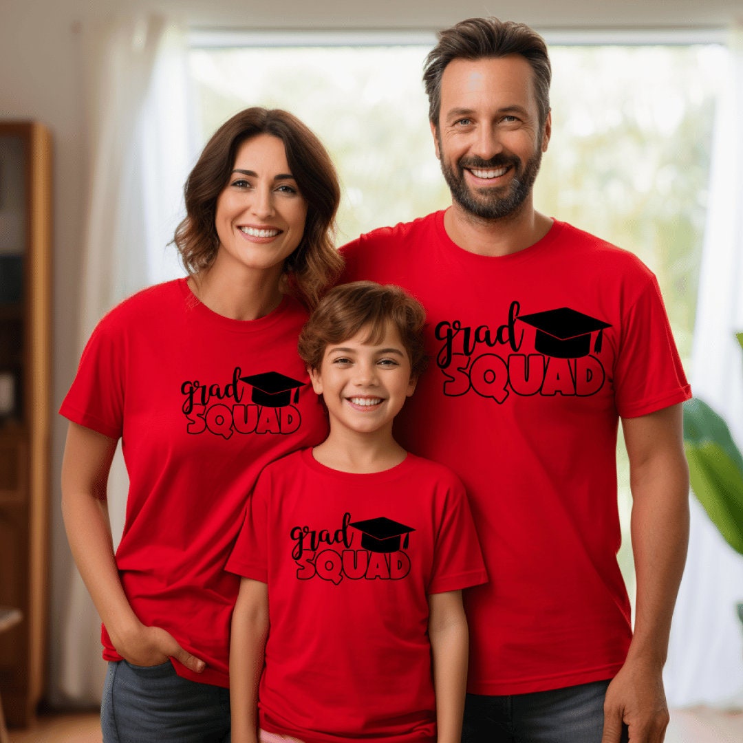 Graduation Family Matching Shirt: Grad Squad Tee
