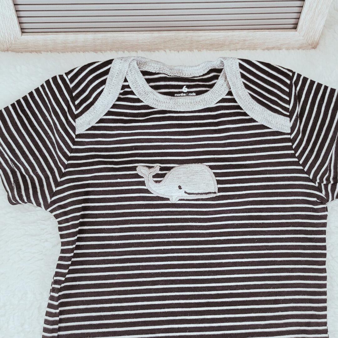 whale design onesie white black stripes bodysuit trendy infant baby romper stylish onesie baby shower gift 6 month baby boy onesie.jpg