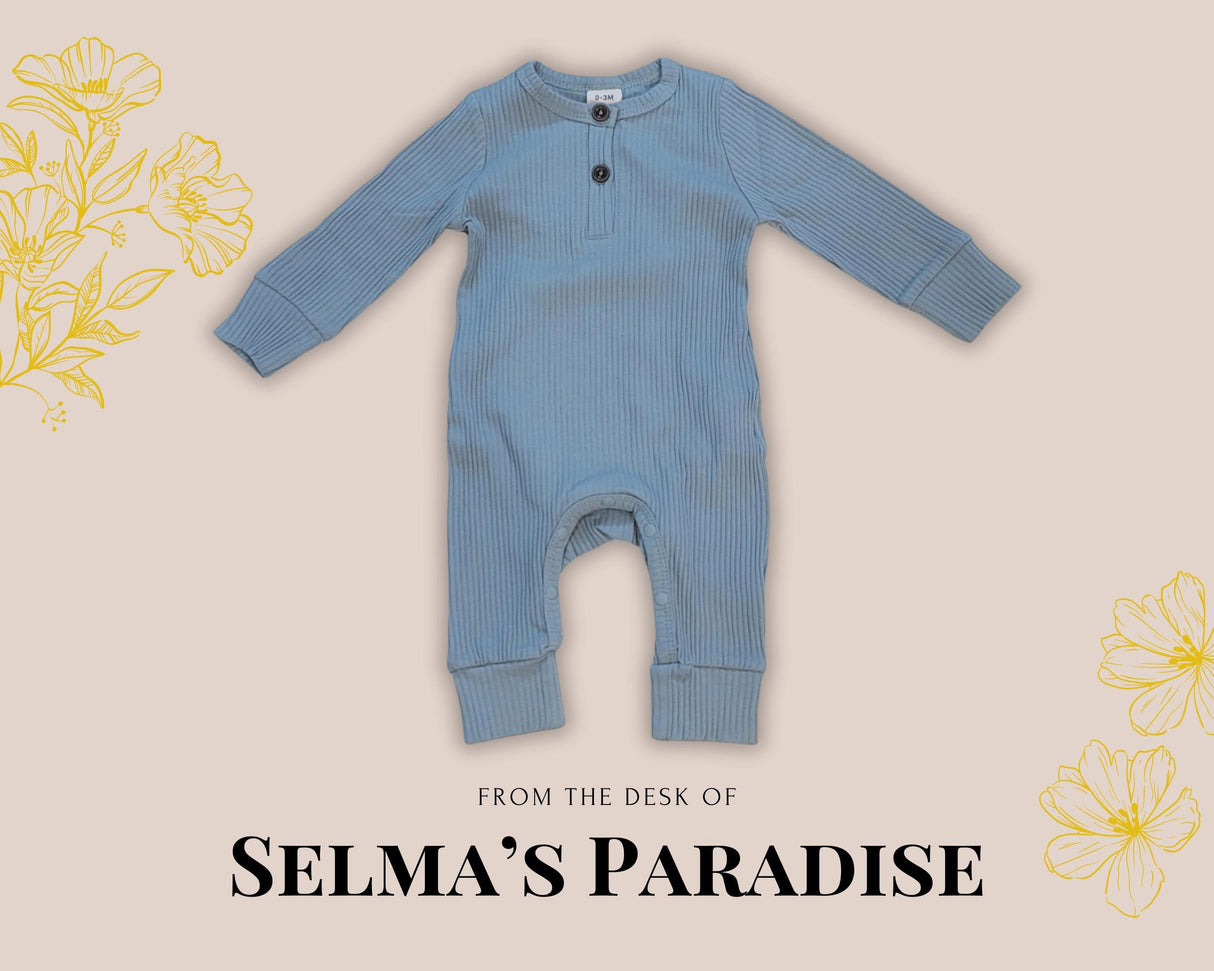 Personalized Baby Romper: Knitted Cotton Cardigan Jumpsuit