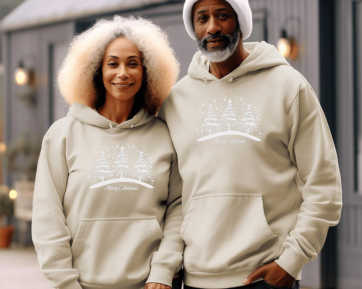 Embroidered Design Christmas, Stylish Personalized Hoodie, Unisex Long Sleeve , Aesthetic Clothes Trendy Hoodie