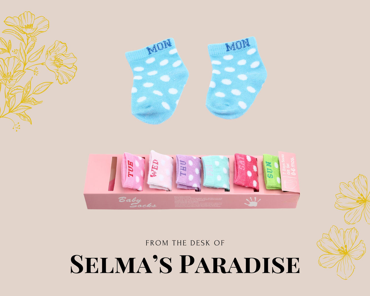 Newborn Cotton Baby Socks: Multi-Color, Anti-Slip, 0-6 Months