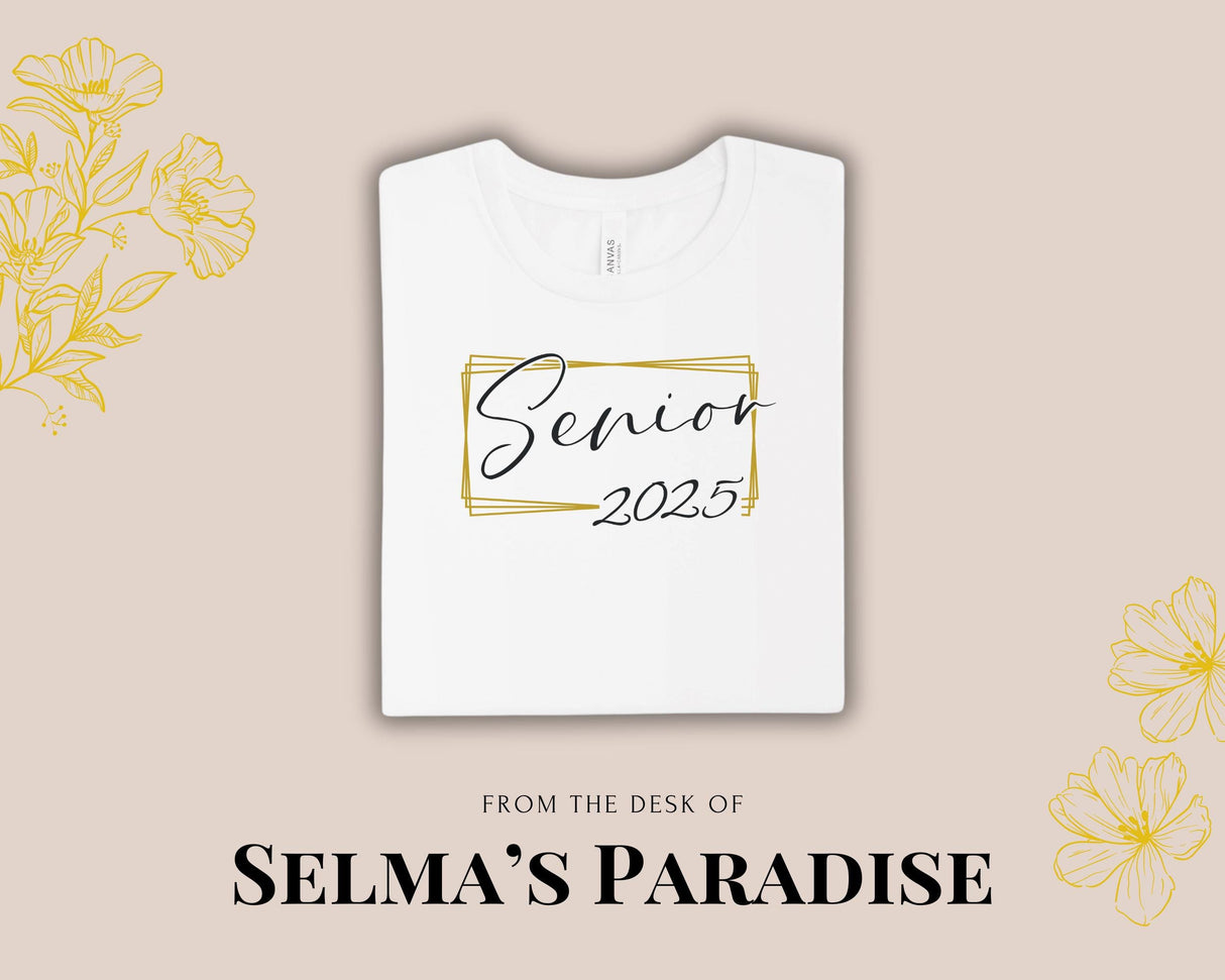 Personalized Graduation T-Shirt: Trendy Senior Tee