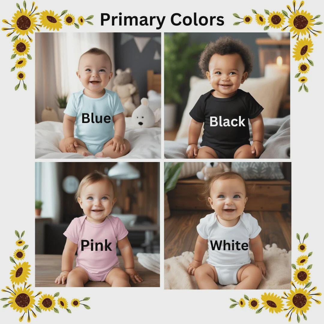 Custom Milestone Baby Onesie: Personalized Cotton Bodysuit