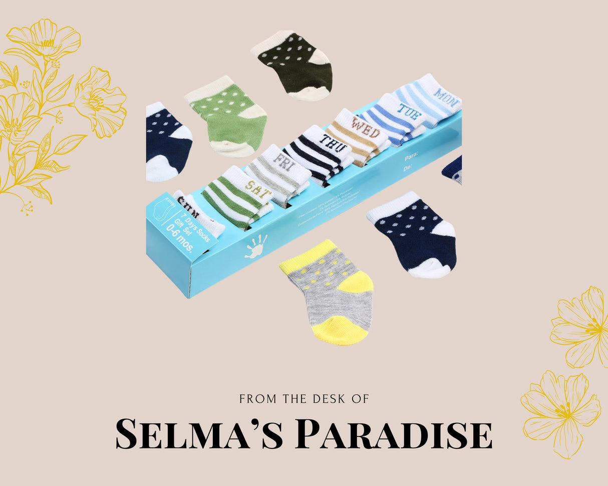 Baby Boys/Baby Girl Gift Set Socks, Baby Boys Multi Color Socks, Baby Girls Multi Socks, Seven Days Newborn Socks, Baby Gift Set,Custom gift