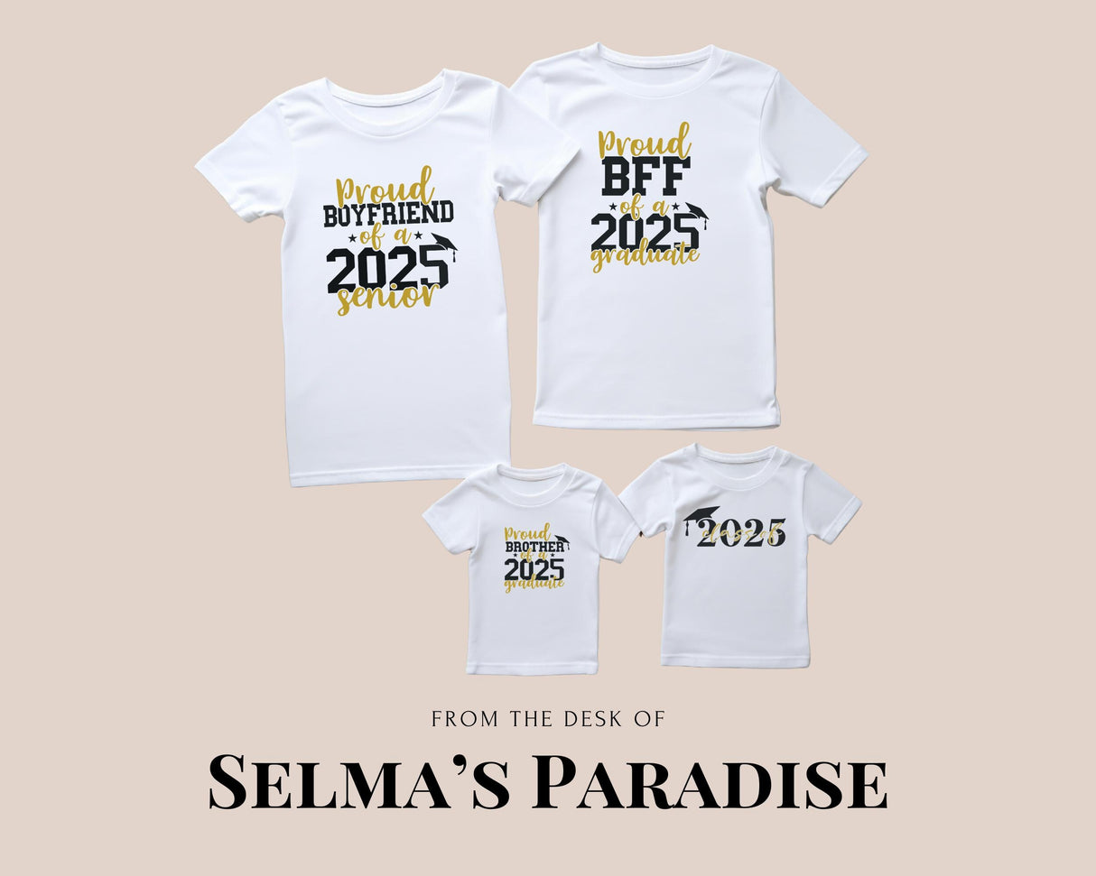 Matching Family Graduation T-Shirts: Class of 2024 Cotton Tee