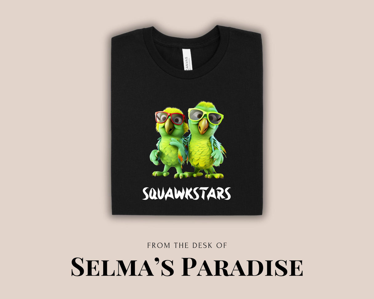 Kids Parrots T-shirt, Fury Friend Design