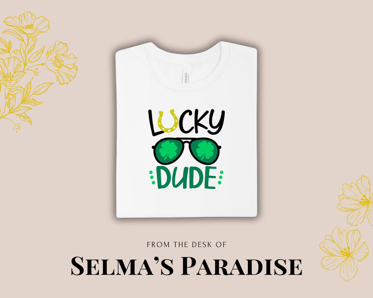 Lucky Dude St. Patrick's Day Shirt: Personalized Cotton Unisex Tee