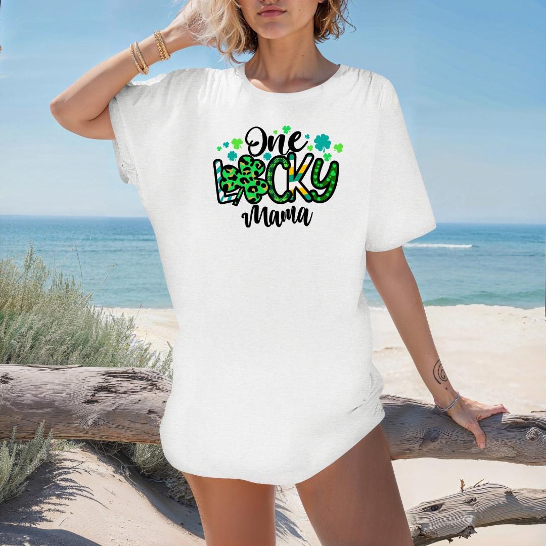One Lucky Mama St. Patrick's Day Shirt: Personalized Graphic Tee