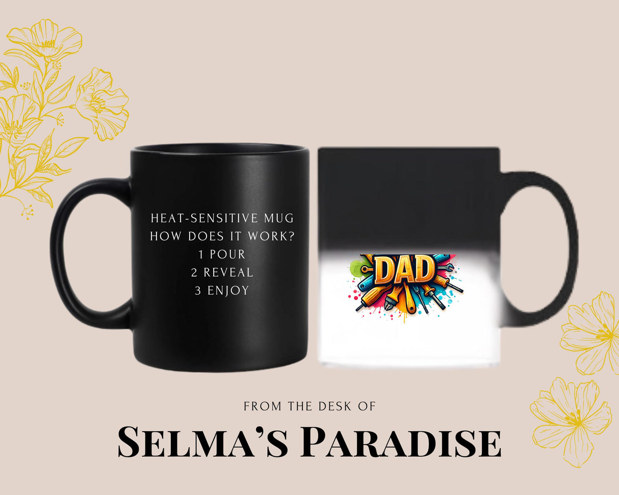 Personalized, Mug, Custom, Fathers Day, Coffee Cup, Handmade Ceramic, Tea Mug Gift, Dad's Gift, Dad Mug