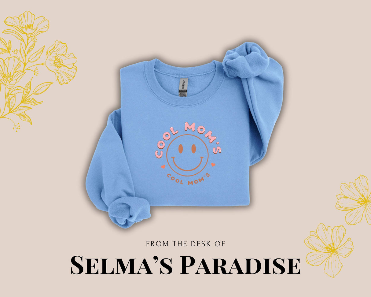 Your Text Design, Personalized Sweatshirt, Mom's Print, Unisex Long Sleeve, Custom Crewneck Vintage Sweater