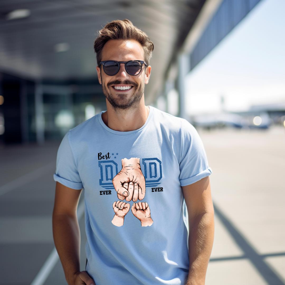 Because I'm the Dad Design, Personalized Oversized, Letter Printed Tee, Custom Short Sleeve T-Shirt