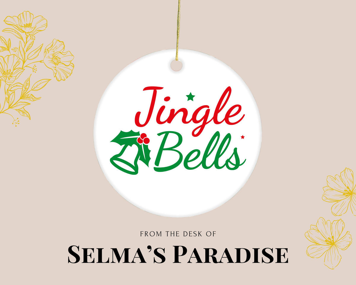 Personalized Ceramic Christmas Ornament: Custom Holiday Keepsake