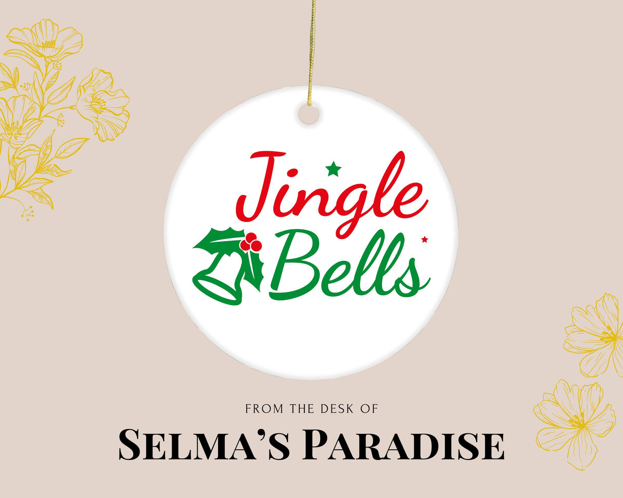 Personalized Ceramic Christmas Ornament: Custom Holiday Keepsake