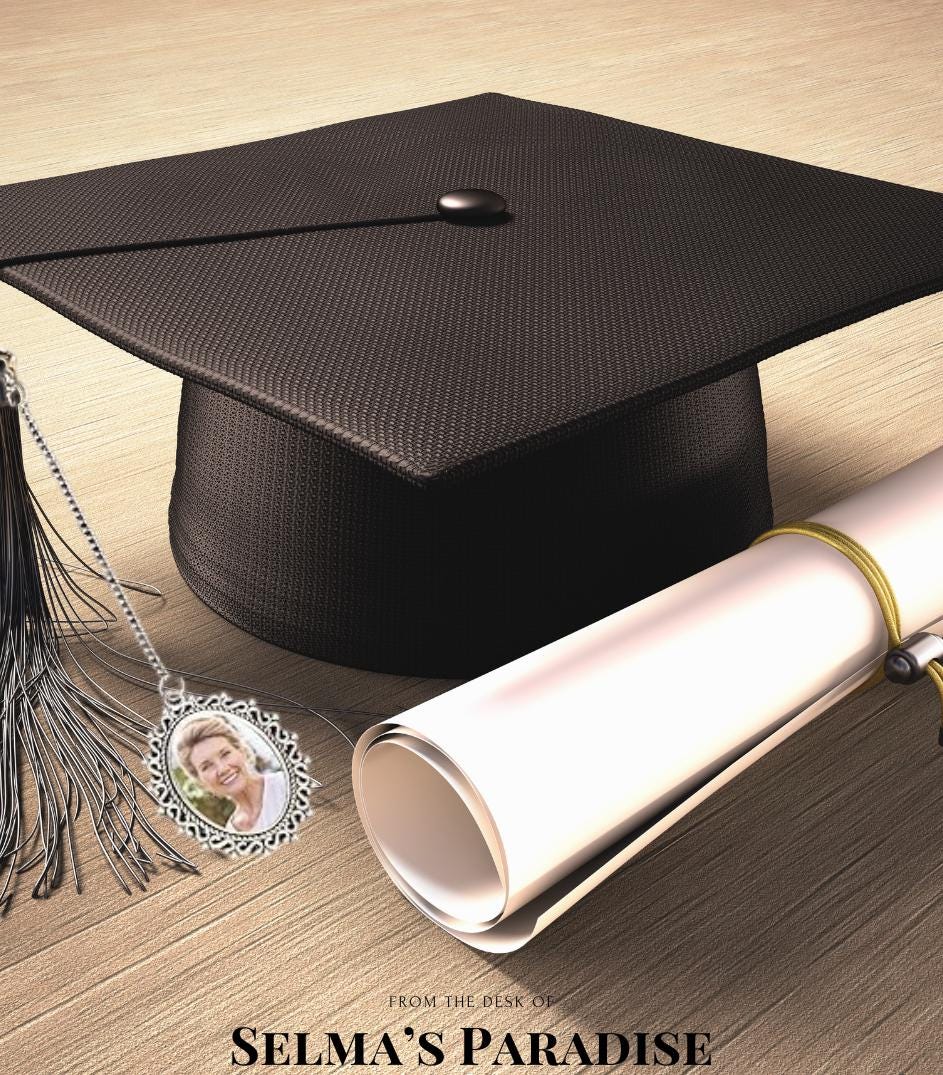 Graduation Cap Photo Charm Set 4 Pcs Oval Sublimation Tassel Charms for Class of 2025, DIY Picture Keepsake for Gown, Ceremony