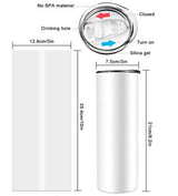 Personalized Floral Insulated Tumbler: Engraved Stainless Steel 20oz Coffee-Tea Cup