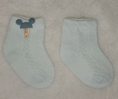 Mesh Breathable Children's Socks, Smile Print Baby Socks for Boys, Organic Cotton Baby Girl Ankle Socks, Infant Toddler Short Socks