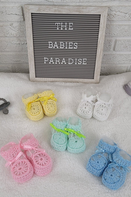 hand crocheted newborn baby girl booties handnitte baby boy booties coming home outfit knitted crochet booties crochet baby shoes.jpg