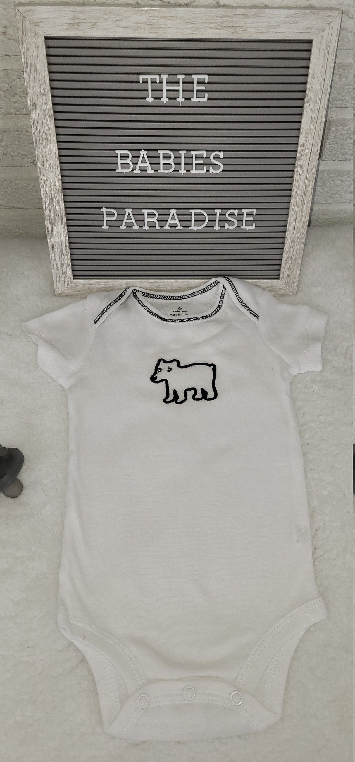 Bear Design Onesie