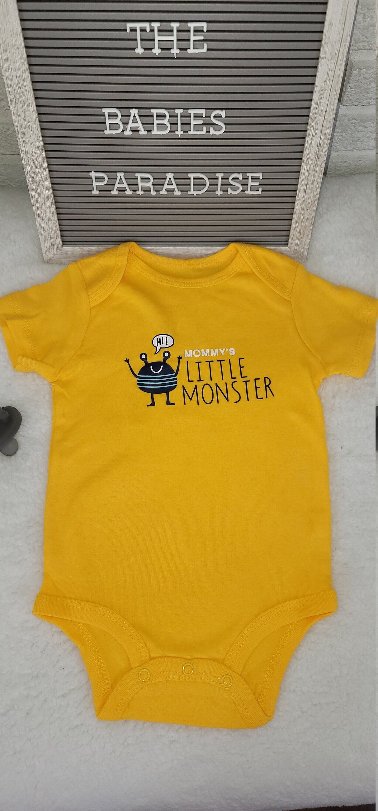 Mommy's Little Monster Design Onesie