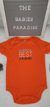 Daddy&#39;s Best Friends Design Onesie