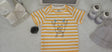 monster design onesie yellow white stripes onesie 9 month baby boy onesie cute design baby bodysuit trendy style baby bodysuit.jpg