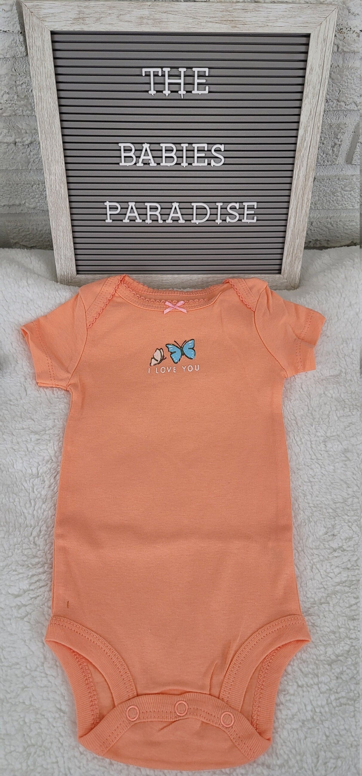 i love you peach onesie 6 month baby girl blue bodysuit cute baby girl outfit infant girl clothes romper trendy baby bodysuit.jpg