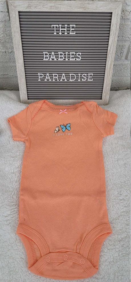 i love you peach onesie 6 month baby girl blue bodysuit cute baby girl outfit infant girl clothes romper trendy baby bodysuit.jpg