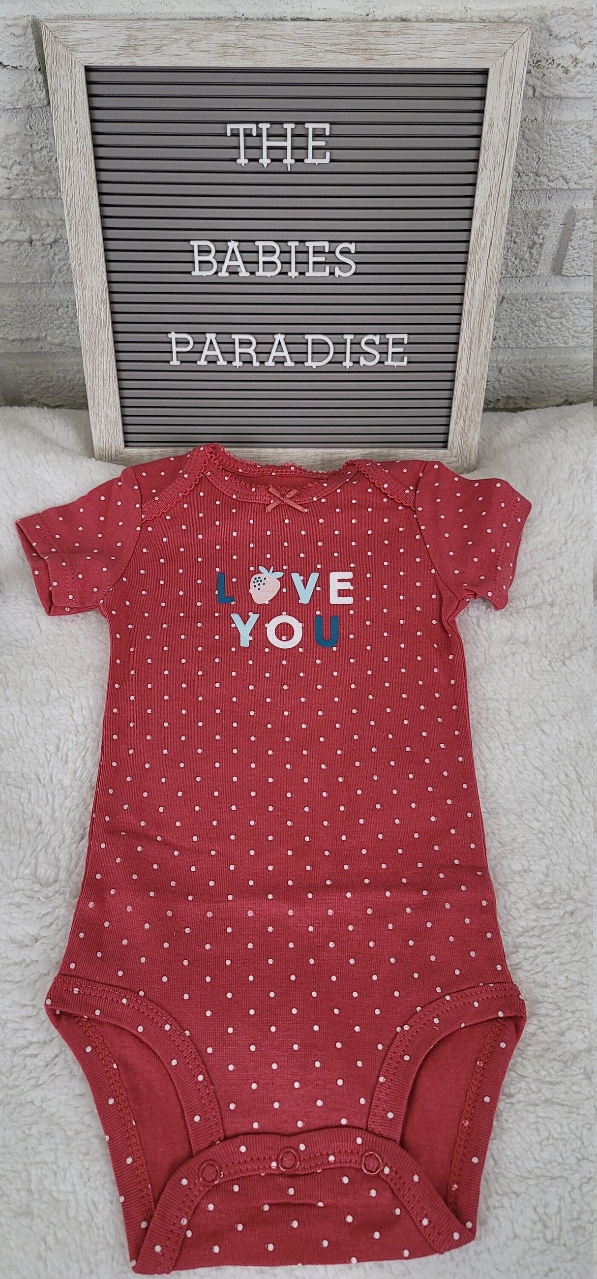 Love You Onesie Design