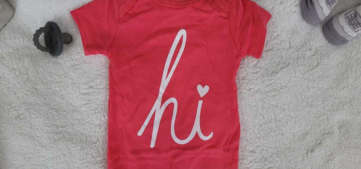 Hi Onesie Design
