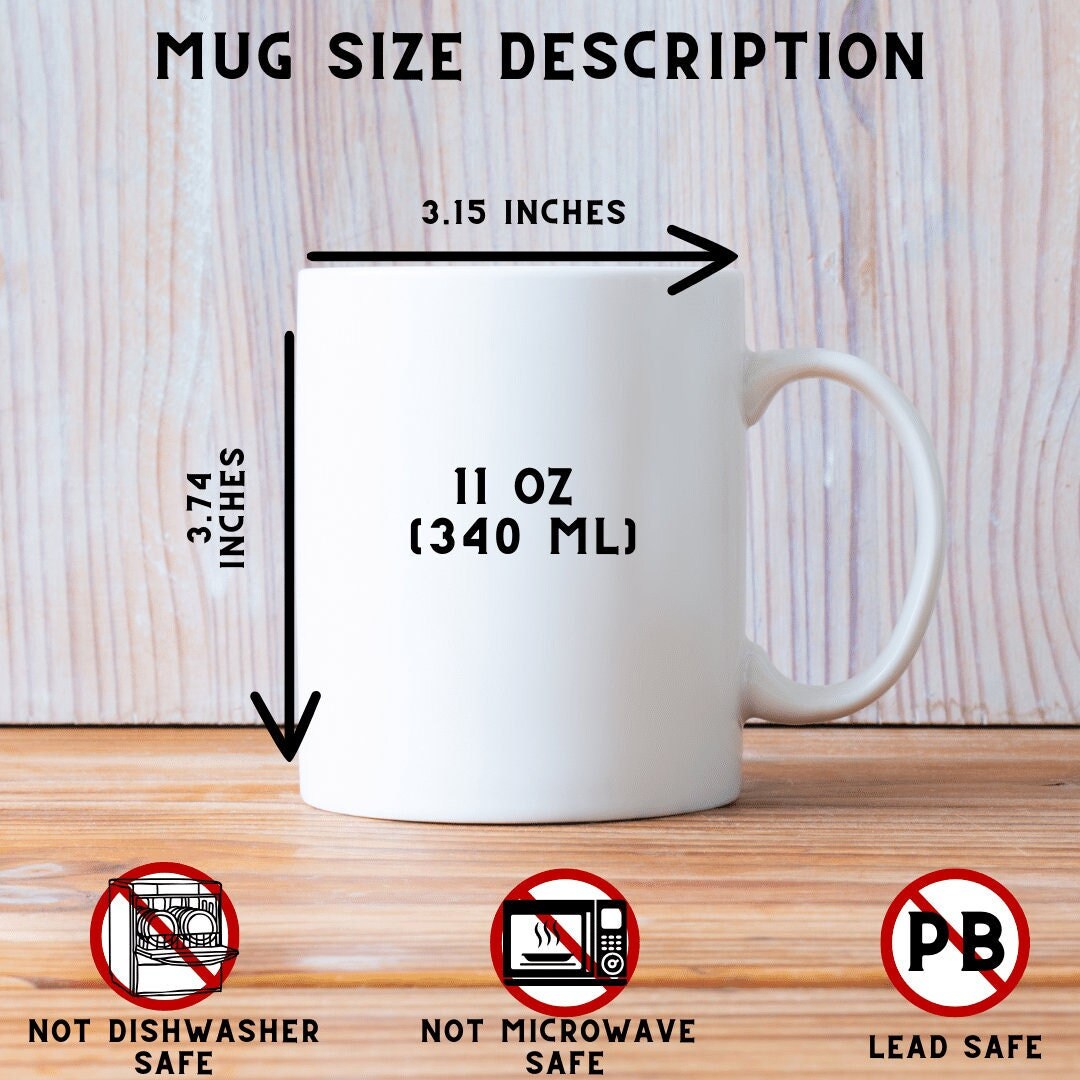 Letter Gold Trim Mug Design