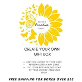 Build a box for Birthdays/Special Occasion/Send a Gift/Announcements/Any occasion/Wedding/BridalShower/Christening