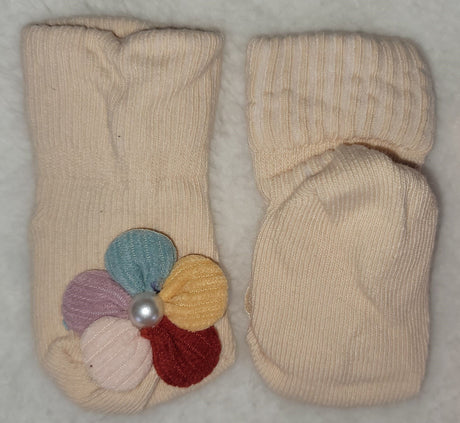 Organic Cotton Grip Baby Socks: Character Anti-Slip Socks