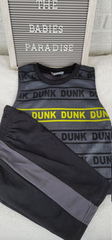 2 Pcs Basketball Boys Tank Top Set