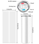 20oz Stainless Steel Tumblers, Personalized Tumblers, Custom Coffe-Tea Tumblers, Birthday Gift, Gift for Her or Him, for any Gift Occasions.