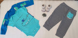3pcs gator baby clothes later gator boys set baby gift boys blue onesie coming home outfit boys stripe pants vintage baby clothes.jpg
