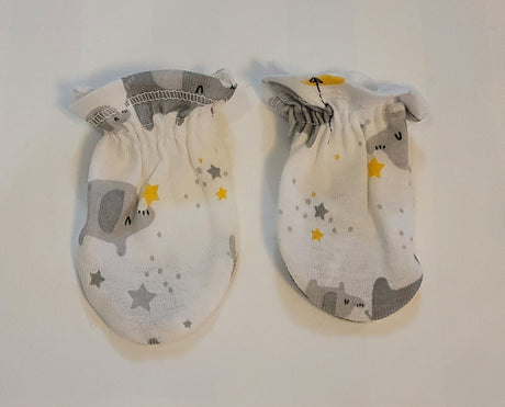 Baby Mittens: Newborn No-Scratch Gloves, Stay-On Elastic Cuff
