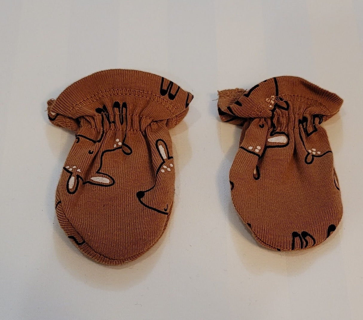 Baby Mittens: Newborn No-Scratch Gloves, Stay-On Elastic Cuff