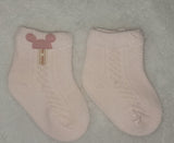 Organic Baby Mesh Breathable Children Socks, White/Pink/LightGreen/LightBlue/LightBrown, Newborn Socks, Baby Shower Gifts, Newborn Gifts