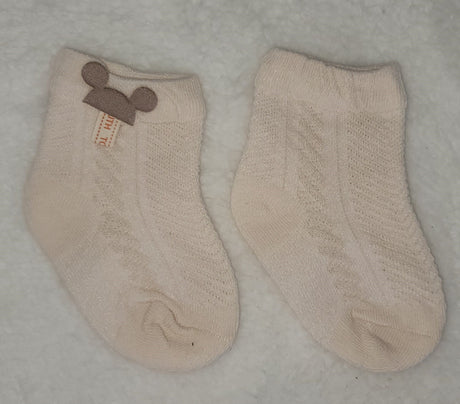 Mesh Breathable Children's Socks, Smile Print Baby Socks for Boys, Organic Cotton Baby Girl Ankle Socks, Infant Toddler Short Socks