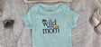 wild about mom design onesie green stripes baby boy onesie 9 month onesie baby boy gift trendy infant baby bodysuit baby shower gift.jpg