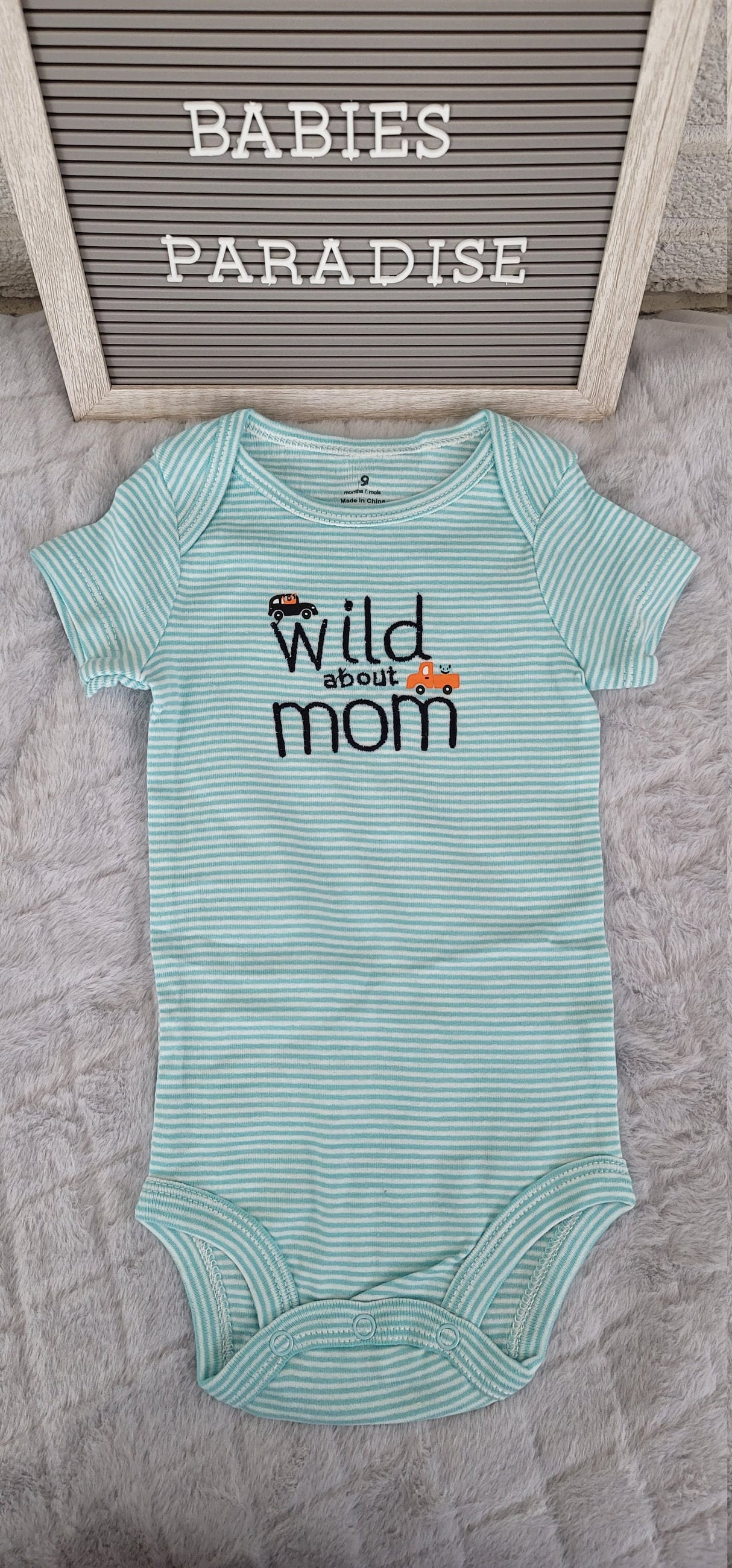 Wild About Mom Design Onesie
