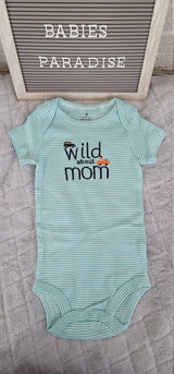 Wild About Mom Design Onesie
