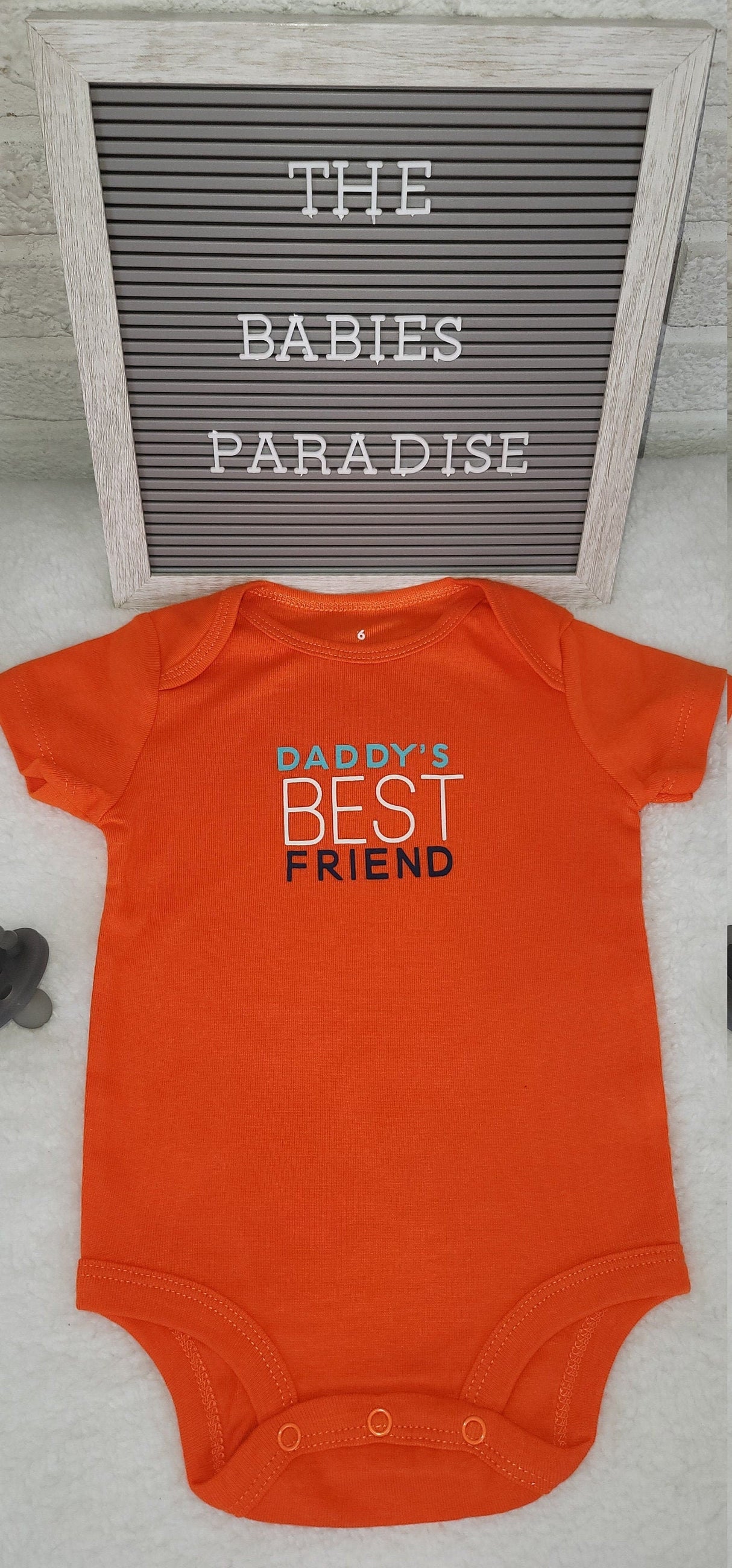 Daddy&#39;s Best Friends Design Onesie