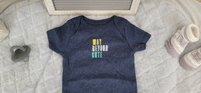 way beyond cute design blue onesie 6-month baby boy onesie baby shower gift cute design baby bodysuit trendy style baby bodysuit.jpg